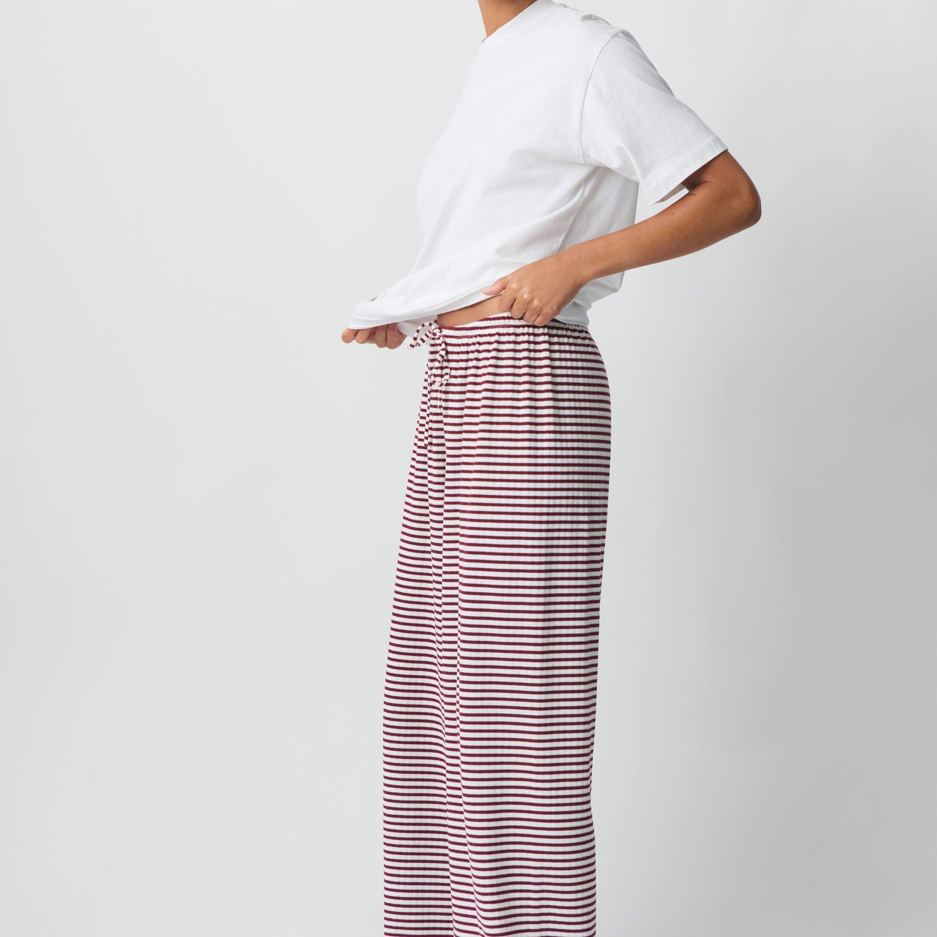 The Weekend Getaway Striped Pants
