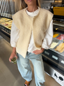 The Trust Fund Bouclé Vest